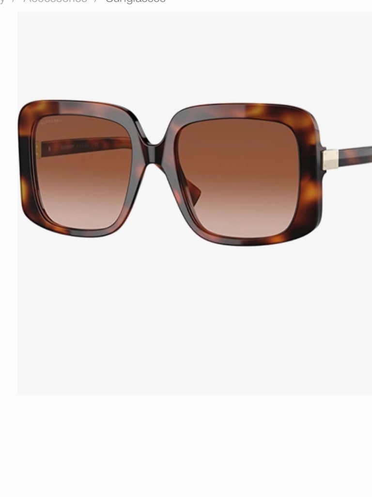 Saleauthentic Burberry Havana Brown Sunglasses With Case/Box